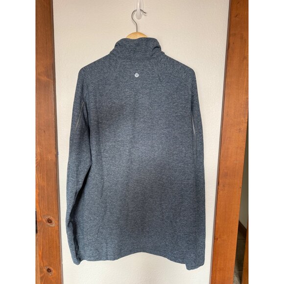 Lululemon Men's Surge Warm 1/2 Zip Pullover Sweater Jumper Size Large Blue M3D42 - Picture 2 of 4